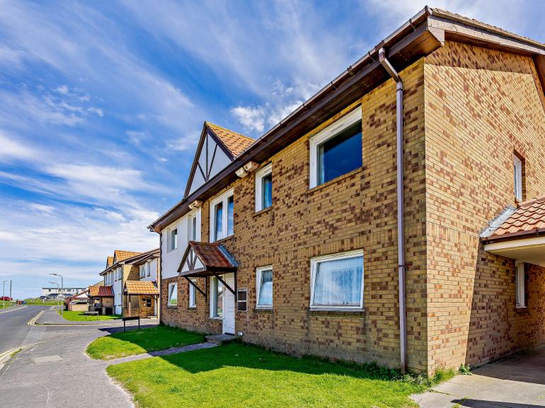 Outside of Beachcombers cottage