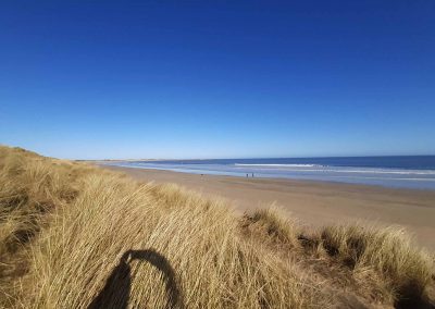Beachcomber beach in Northumberland