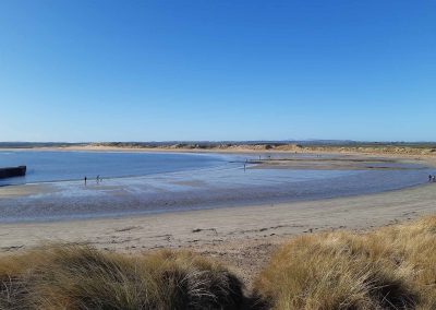stunning quiet beach Beadnell Bay